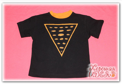 Aplice T-shirt, o idee bună (tesatura clasa de flori) Aplice T-shirt, o idee bună
