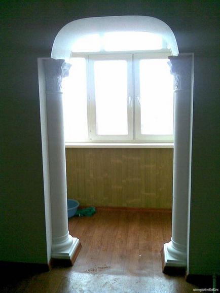 Arch pe balcon - idei ilustrate cu propriile sale mâini (mâini) Arch pe balcon - idei ilustrate cu propriile lor mâini