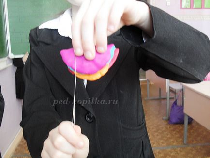 Butterfly realizate din plastilină (meserii din plastilină) Butterfly a făcut din plastilină