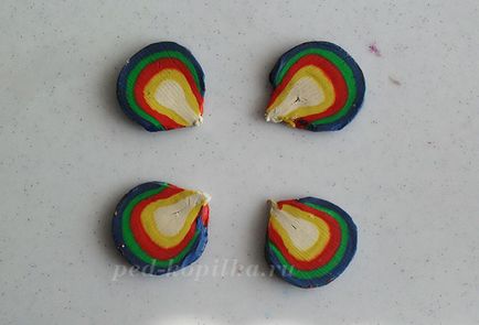 Butterfly realizate din plastilină (meserii modelare lut de la 1-2 clase) Butterfly a făcut din plastilină