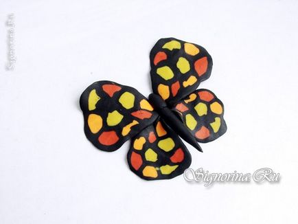 Butterfly din plastilină - Copii hack clasa de master cu fotografie (fluture facut din plastilină copii hack ca un om orb) Butterfly din plastilină - Copii hack master-class cu fotografii