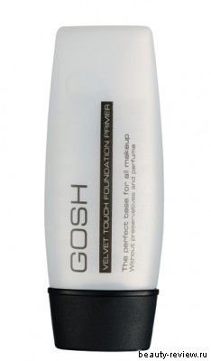 Gosh bază de catifea tactil grund de fundație, comentarii despre cosmetice (comentarii de produse cosmetice) Gosh catifea grund de bază rămâne fundație, comentarii despre produse cosmetice