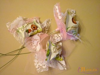 Buchet de dulciuri cu mâinile sale (buchet) Buchet de dulciuri cu mâinile sale
