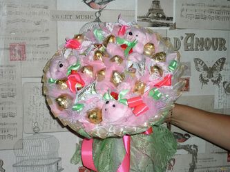 Buchet de dulciuri cu mâinile sale (mâini) Buchet de dulciuri cu mâinile sale