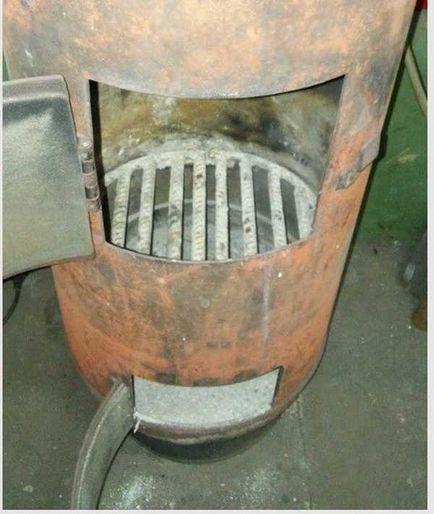 Burzhuyka vertical din cilindrul de gaz, orizontale, desene, îmbunătățiri, fotografii, video (gaz) Soba dintr-un cilindru de gaz este vertical, orizontal, desene, accesorii, foto, video