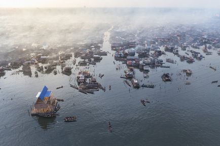 Negru Veneția (Orașe Lagos Makoko-) negru Veneția