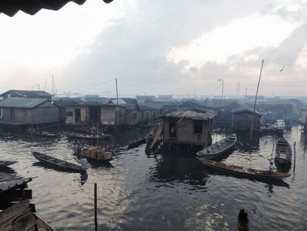 Negru Veneția (Orașe Lagos Makoko-) negru Veneția