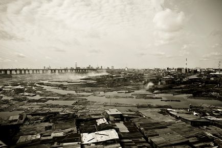 Negru Veneția (Orașe Lagos Makoko-) negru Veneția