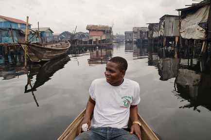 Negru Veneția (Orașe Lagos Makoko-) negru Veneția