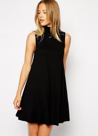 Black rochie de vara (DRESS) Rochie de vara negru