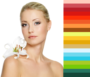 Culori Tsvetotipa pentru primăvară, lookcolor (culoare) Tsvetotipa culori pentru primăvară, lookcolor