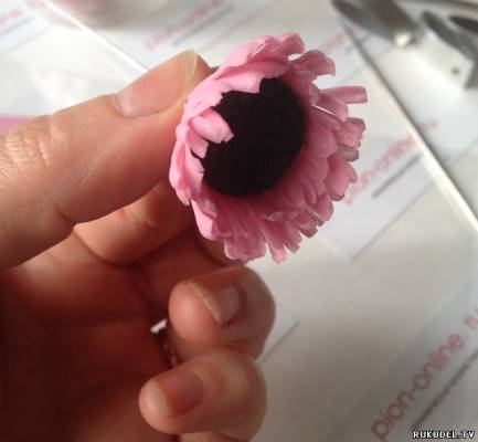 floare gerbera, ceramică floristika master class, partea 1 - flori de lut polimeric - (floristika) Gerbera flori, floristica ceramice, de Master Class, Partea 1 - flori din lut polimer -