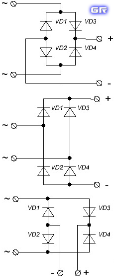 O punte de diode (care PSU) pod diode