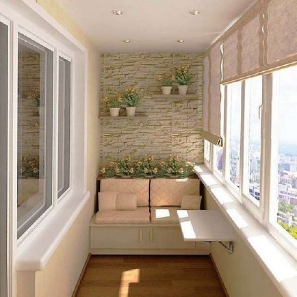 Designul balconului idei de decorare interesante cu fotografii (idei) Design-ul balconului idei de decorare interesante cu fotografii