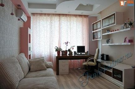 Cameră de design de viață de 17 de metri pătrați (camera) Cameră de design de viață de 17 de metri pătrați