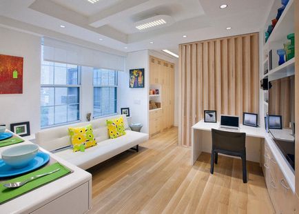 design interior Studio cu o nișă cu un pat (studio) design interior Studio cu o nișă cu un pat