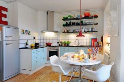 Design de bucătărie în stil retro - exemple de fotografii de interior (bucătării) Design de bucătărie în stil retro - exemple de fotografii de interior