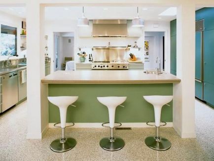Design de bucătărie în stil retro - exemple de fotografii de interior (bucătării) Design de bucătărie în stil retro - exemple de fotografii de interior