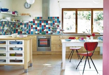 Design de bucătărie în stil retro - exemple de fotografii de interior (bucătării) Design de bucătărie în stil retro - exemple de fotografii de interior