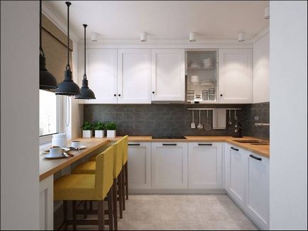 Design-o bucătărie mică (bucătărie) Proiectarea o mică bucătărie