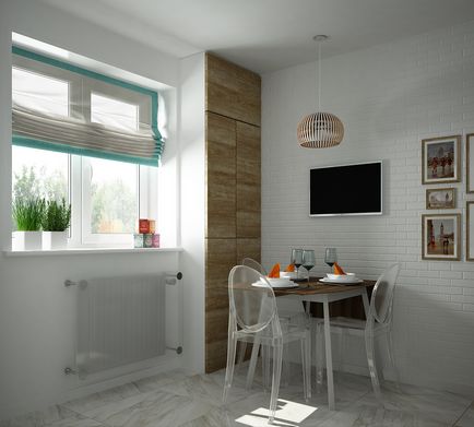 Design-o bucătărie mică (tradițională) Proiectarea o mică bucătărie