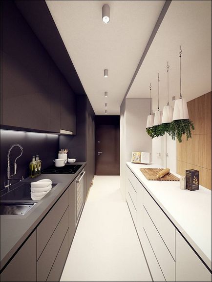 Design-o bucătărie mică (mici) Proiectarea o mică bucătărie