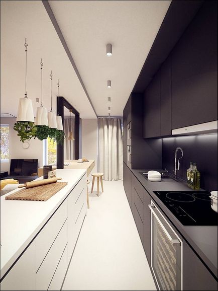 Design-o bucătărie mică (mici) Proiectarea o mică bucătărie