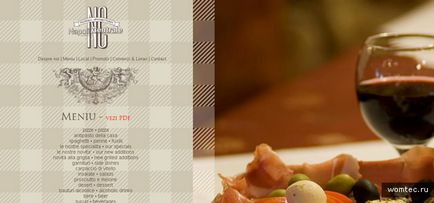 cafenele Site-ul de proiectare și restaurante, site-uri web, womtec (cafe) cafenele web design si restaurante, site-uri web, womtec