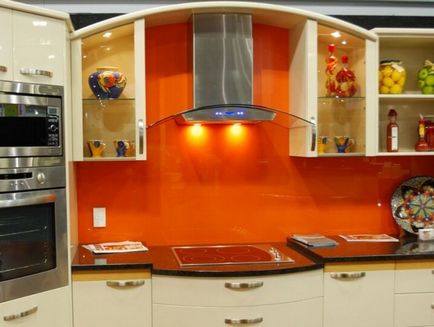 Șorț de bucătărie - idei foto, design interior (proiectare) Șorț de bucătărie - idei foto, design interior