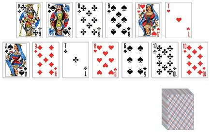 Ghicitul pe cele patru ași - cărți de tarot (punte superioară laici) Ghicitul pe cele patru ași - cărți de tarot