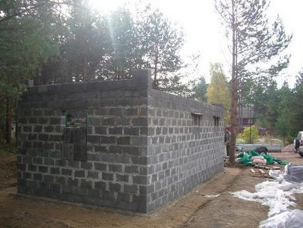 Garaj de argilă expandată cu mâinile lor (de la keramsit garaj) Garaj de argilă expandată cu mâinile lor