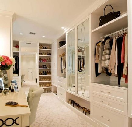 Dressing modul de a crea un sistem elegant și comod de stocare (oglindă) dressing Cum de a crea un depozit elegant și convenabil