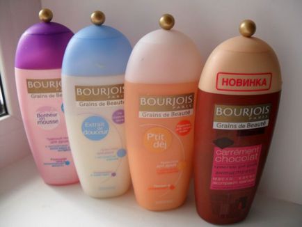 Geluri de duș de la Bourjois - comentarii, fotografii și preț (Bourjois) Geluri de duș de la Bourjois - comentarii, fotografii și preț