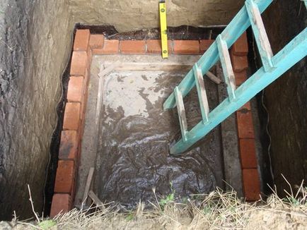 Hidroizolarea din interiorul pivniță (pivniță cu mâinile lor) Hidroizolarea din interiorul pivniță