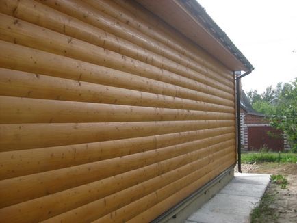 Imitație cherestea fotografie finisaj exterior, regulile de lucru (simulare) Imitație cherestea fotografie finisaj exterior, regulile de lucru