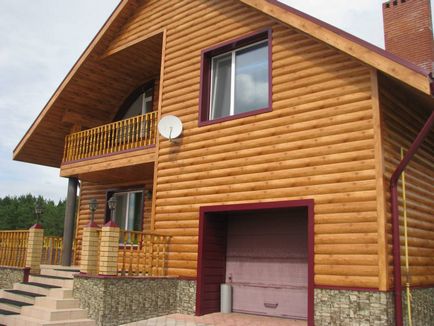 Imitație cherestea fotografie finisaj exterior, regulile de lucru (lemn) Imitație cherestea fotografie finisaj exterior, regulile de lucru
