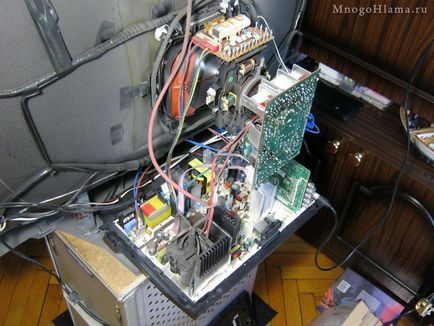 Imaginea TV este întinsă pe orizontală (imagine) Imaginea TV este întinsă pe orizontală