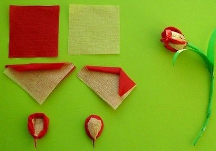 Cum sa faci lalele din hârtie, ls (fabricarea hârtiei lalea) Cum de a face lalele din hârtie, ls