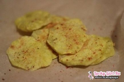 Cum de a găti chips-uri în rețete simple, cuptor și sfaturi (bucătar) Cum de a găti chips-uri în rețete simple, cuptor și sfaturi