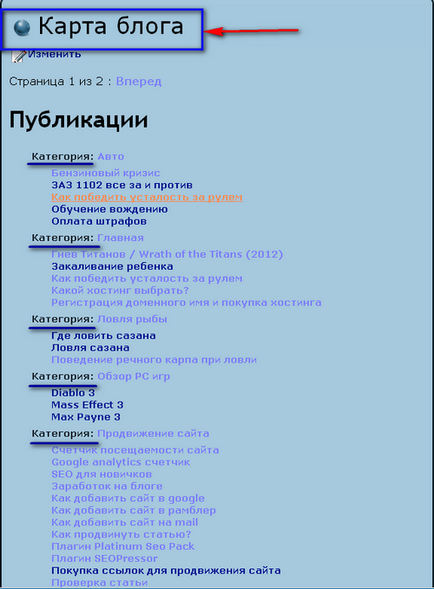 Cum de a face o hartă a site-ului (site-ul) Cum sa faci un sitemap