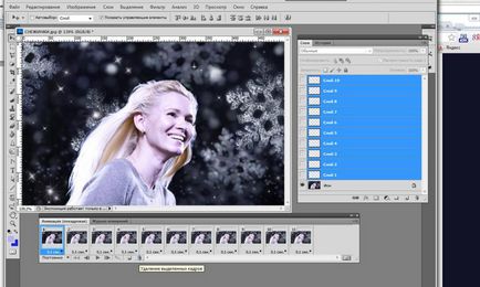 Cum sa faci zăpadă care se încadrează în Photoshop (care se încadrează animație de zăpadă) Cum sa faci zăpadă care se încadrează în Photoshop