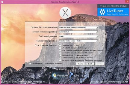 Cum sa faci ferestre arate ca OS X Yosemite (Yosemite Transformation Pack) Cum sa faci ferestre arate ca OS X yosemite
