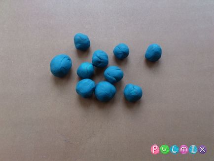 plastilină etape de struguri oarbe (oarbe) Ca etape de struguri plastilină orb