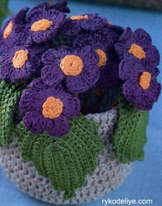 Ca cursuri de master croșetat circuit de violet (tie) Cum a croșetat schemă, cursuri de master violet