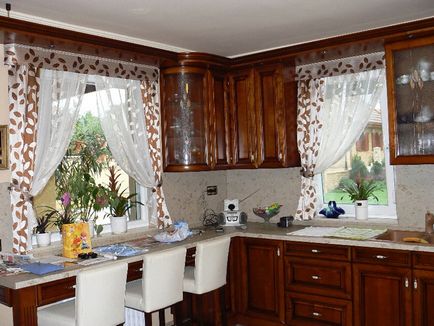 Cum de a alege perdele pentru fotografie bucătărie, proiectarea de noi elemente (bucatarie) Cum de a alege perdele pentru bucatarie foto, tendințele de design