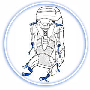 Discovery Club „radial“ - cum să se adapteze trekking rucsac pentru o excursie pe jos (rucsac) Discovery Club „radial“ - cum să se adapteze rucsac trekking pentru o excursie pe jos