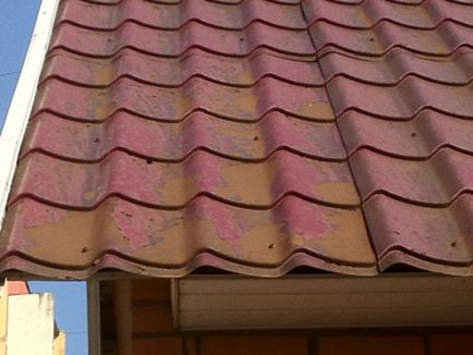 Coroziunea strat de protecție din tablă ondulată de coroziune și deteriorare (coroziune) Coroziunea strat de protecție din tablă ondulată de rugină și daune