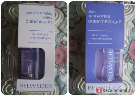 Nail Brightening Belweder - „aproape o manichiură franțuzească naturală (Belweder) Unghii Belweder poloneză trasnet - „aproape o manichiură franțuzească naturală