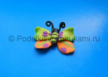 Modelare fluture plastilină (argila de modelare) Modelarea fluture realizate din plastilină