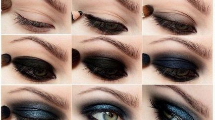 Machiaj Smokey pas de gheață de fotografii pas cu pas și video (make-up) Machiaj Smokey pas de gheață de fotografii și clipuri video pas